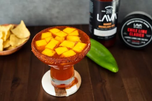 fresh drinks margaritas fruit smoothies colorful glasses